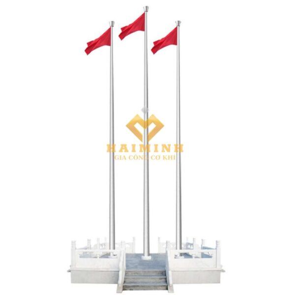 Cột cờ inox cao 34m